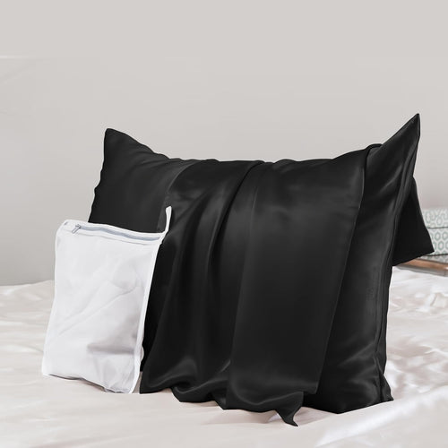23 Momme 100% Mulberry Silk Pillowcase for Hair and Skin, Standard
