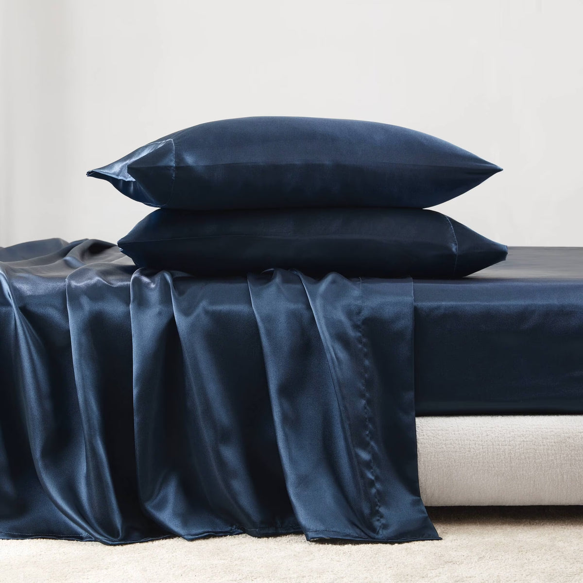Bedding Sets, Satin Luxury Sheet Set Full, Bed Sets, Comforter Sets,