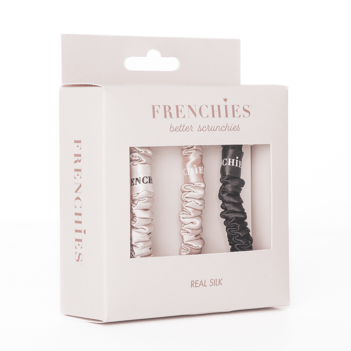 Frenchies 100% Silk Skinny Scrunchies